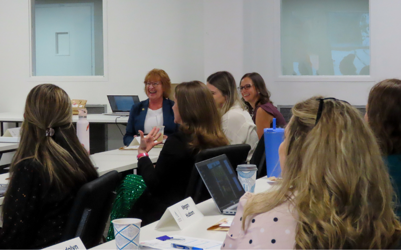 Participants in breakout session of Being ATHENA