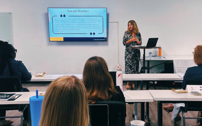 Michelle Ledford leading Being ATHENA